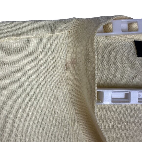 Denim & Co. Women's Yellow Button-Down Cardigan Sweater 1X - Picture 2 of 5